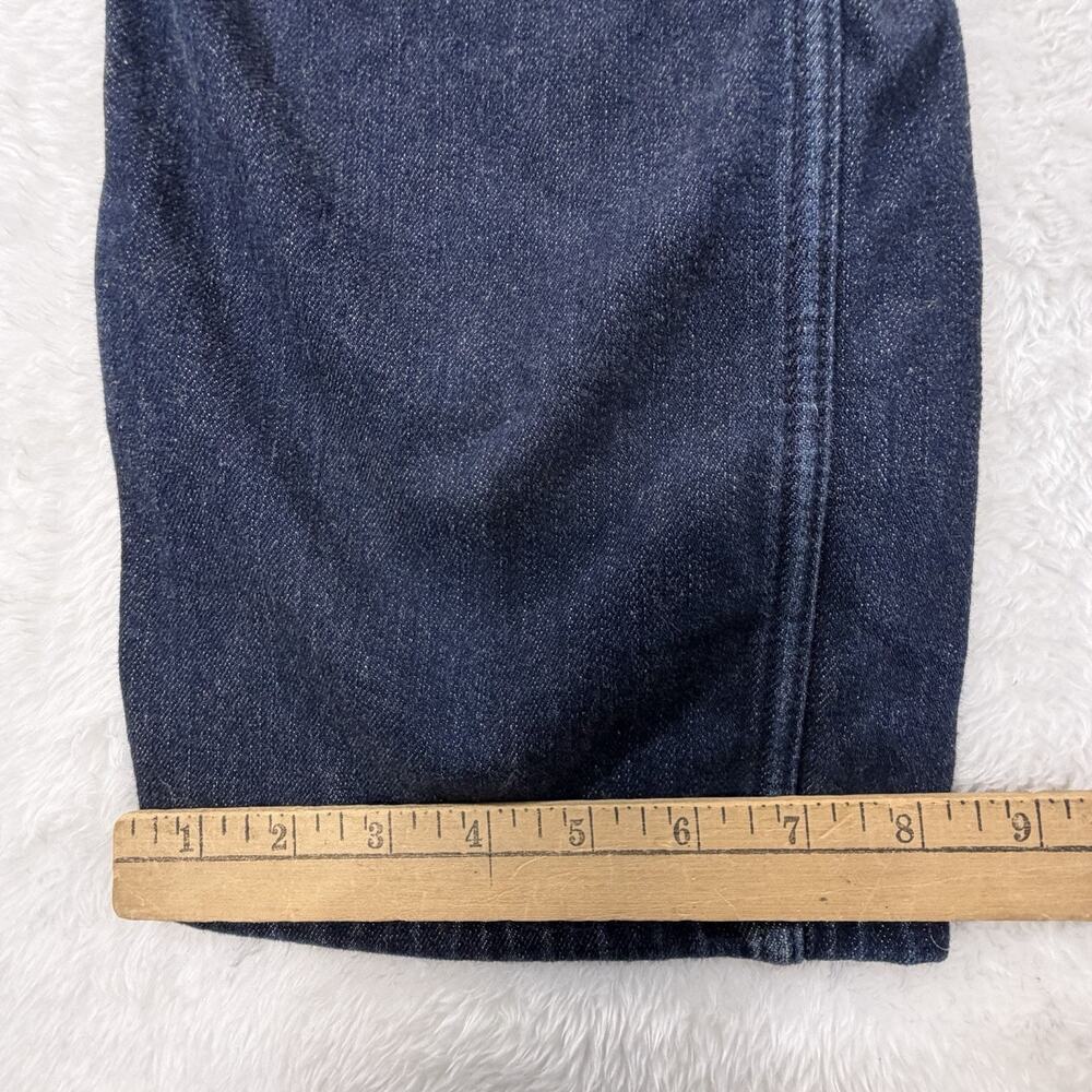 Carhartt Women's Flannel Lined Jeans Sz 10S Short Original Fit Straight Leg - Picture 2 of 12